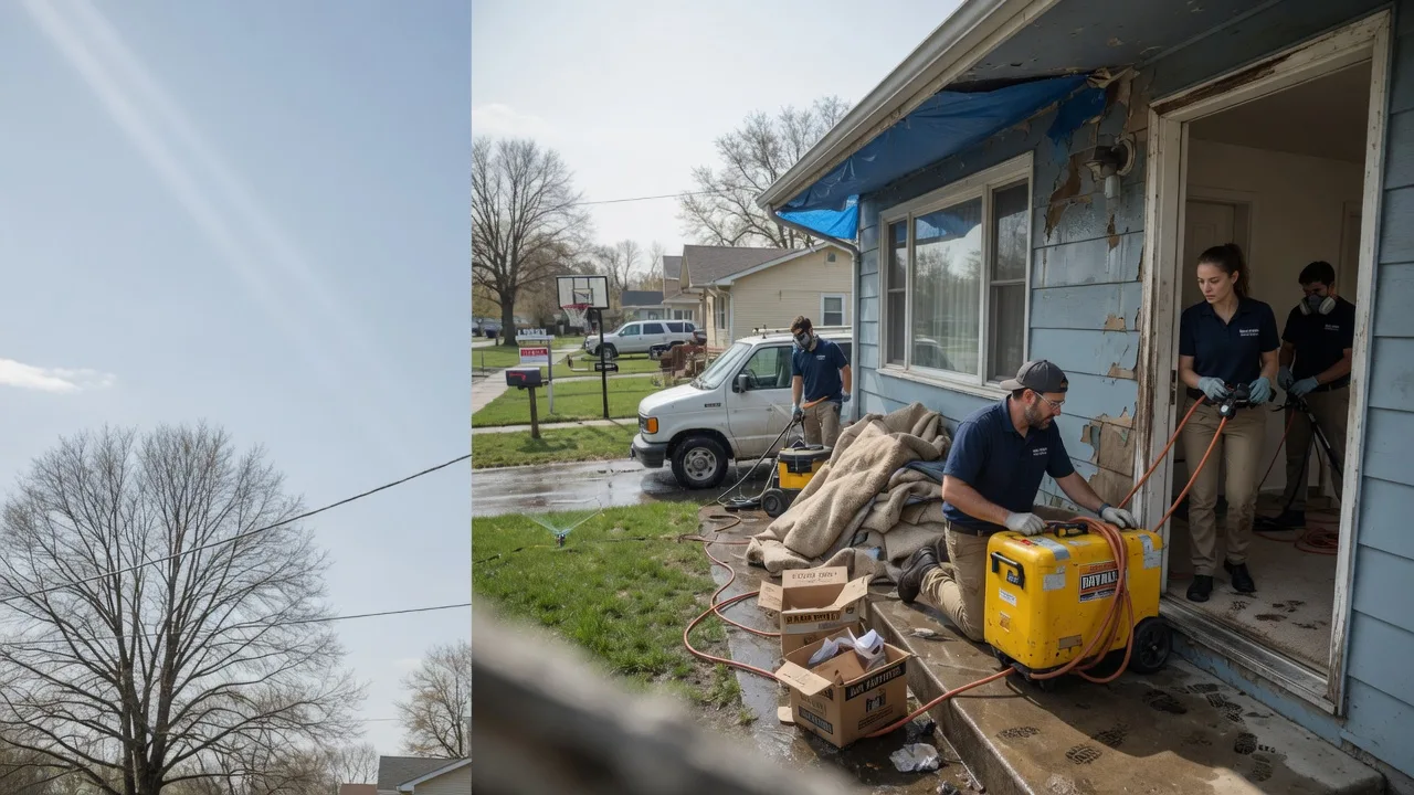 Basement Flood Cleanup in Udall, MO near me